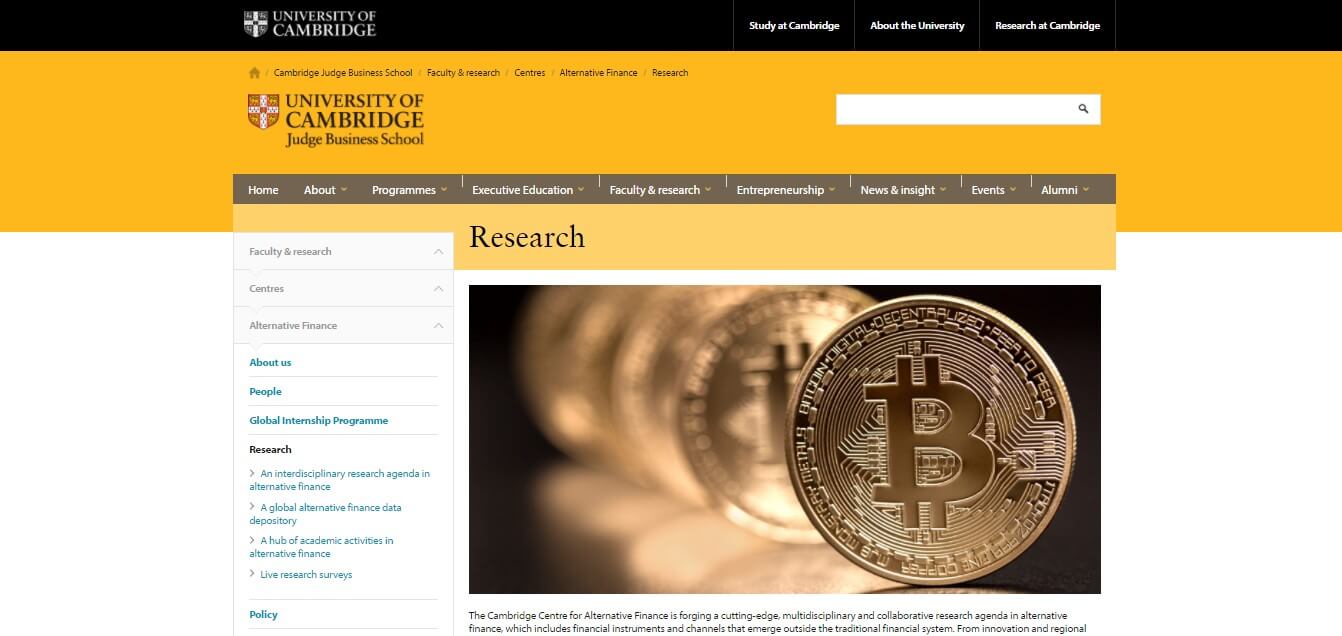 Cambridge Alternatif Finans Araştırma