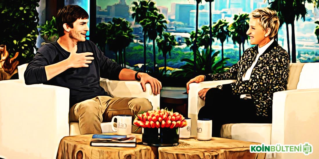 Ashton Kutcher Ellen DeGeneres