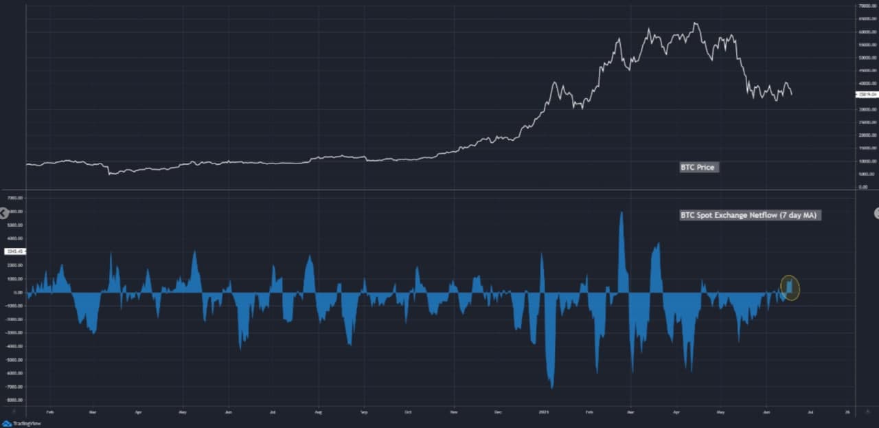 bitcoin-spot-mean-flow